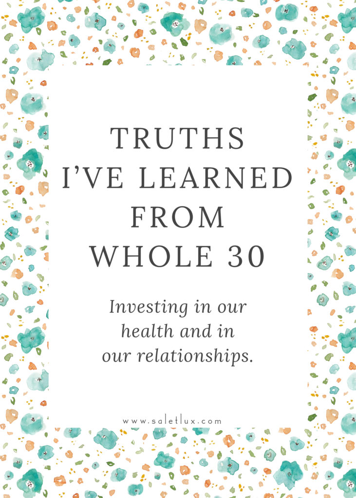 Life Lessons from Whole30