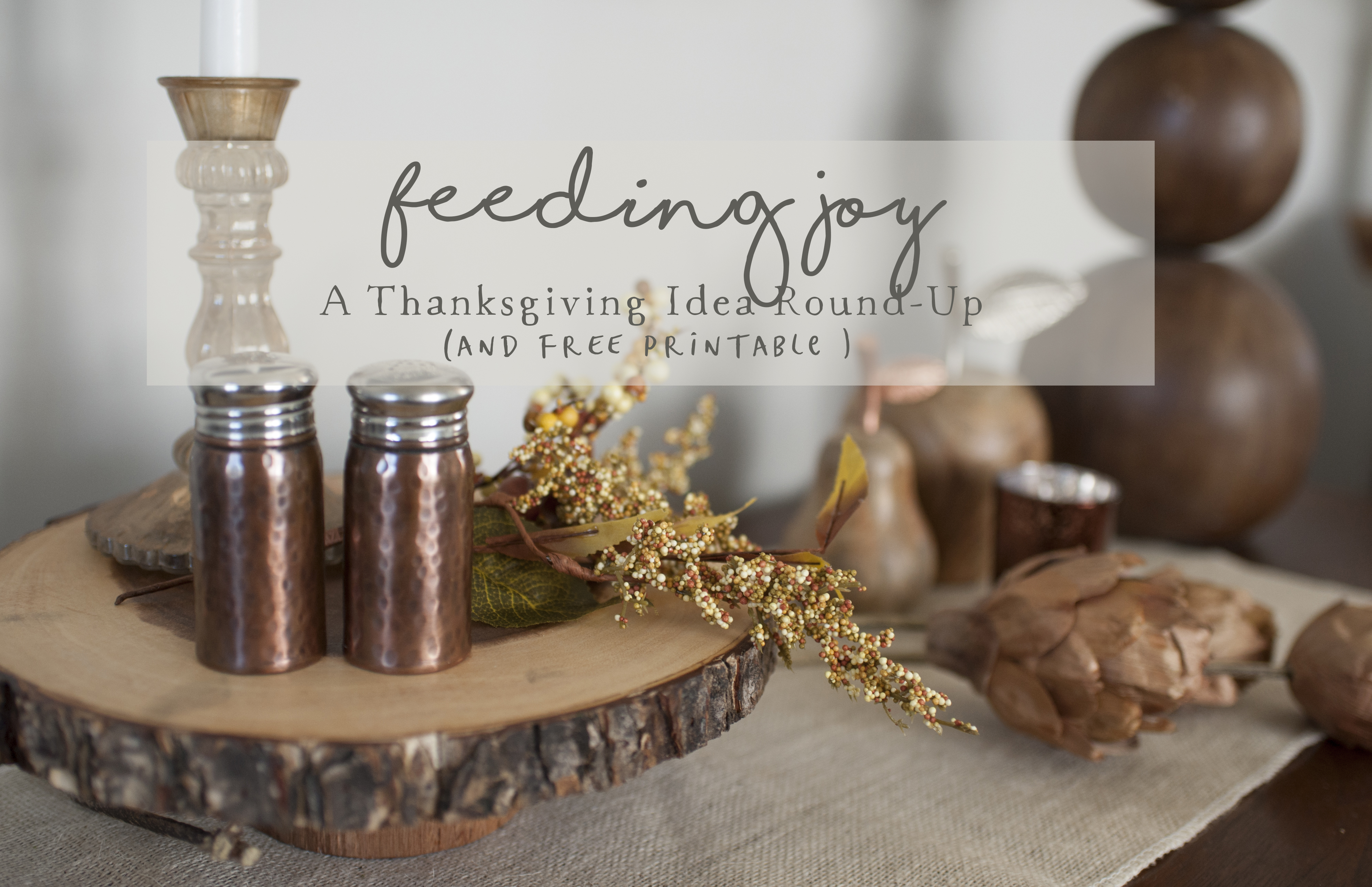 Thanksgiving table ideas round-up